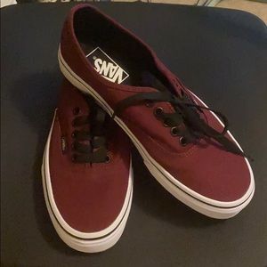 Maroon Vans